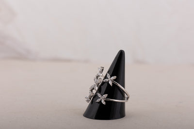 Silver Petal Heaven Adjustable Ring(92.5)