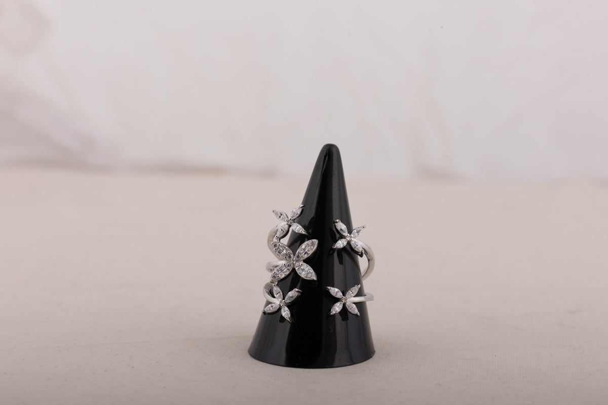 Silver Petal Heaven Adjustable Ring(92.5)