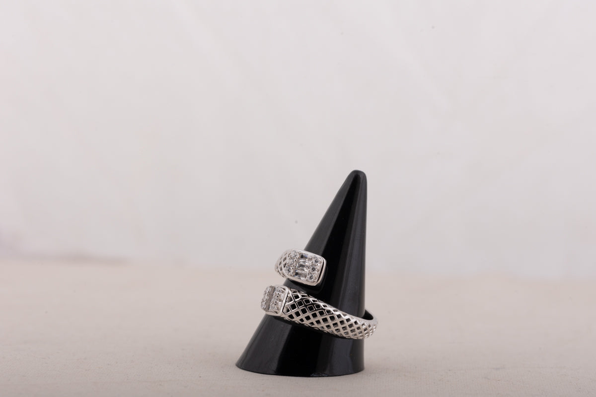 Silver serpent Adjustable Ring(92.5)