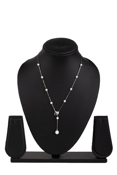 Silver Pearl Necklace(92.5)