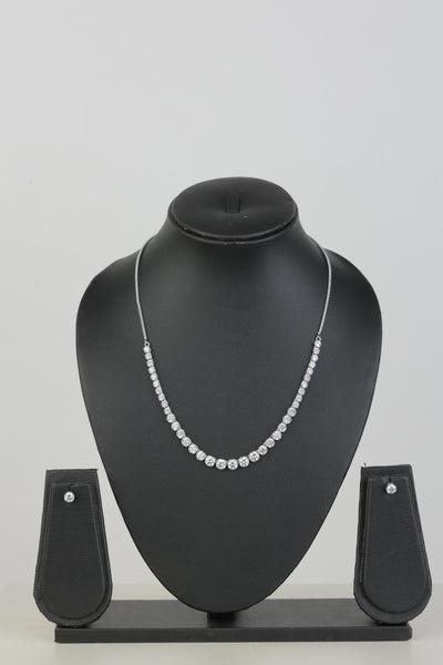 MLS Solitaire Necklace 92.5 silver