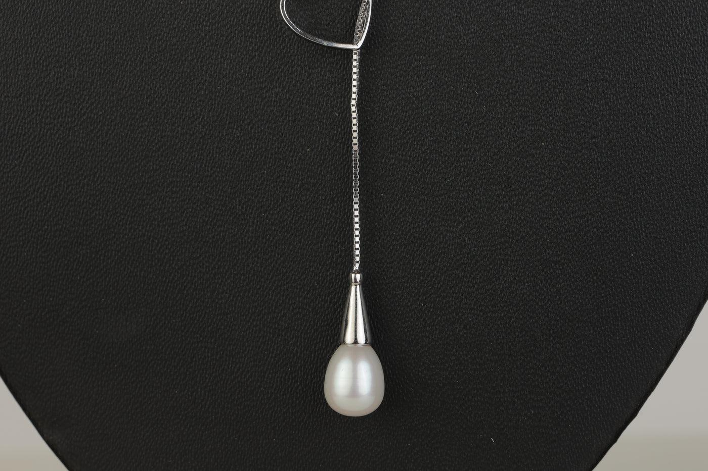 Silver Pearl Heart Necklace(92.5)