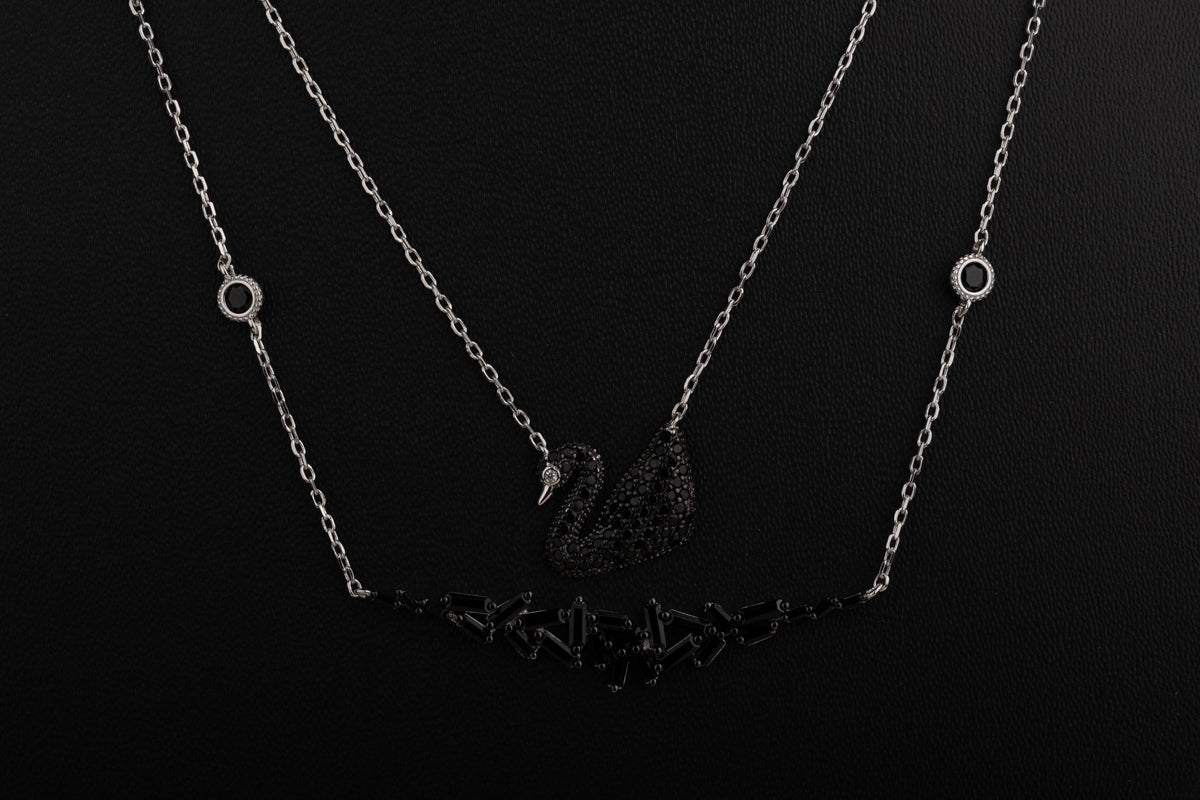 Silver Swan Necklace(92.5) - 5