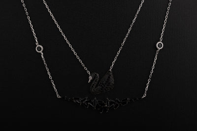 Silver Swan Necklace(92.5) - 5