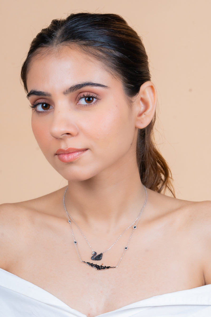 Silver Swan Necklace(92.5) - 5