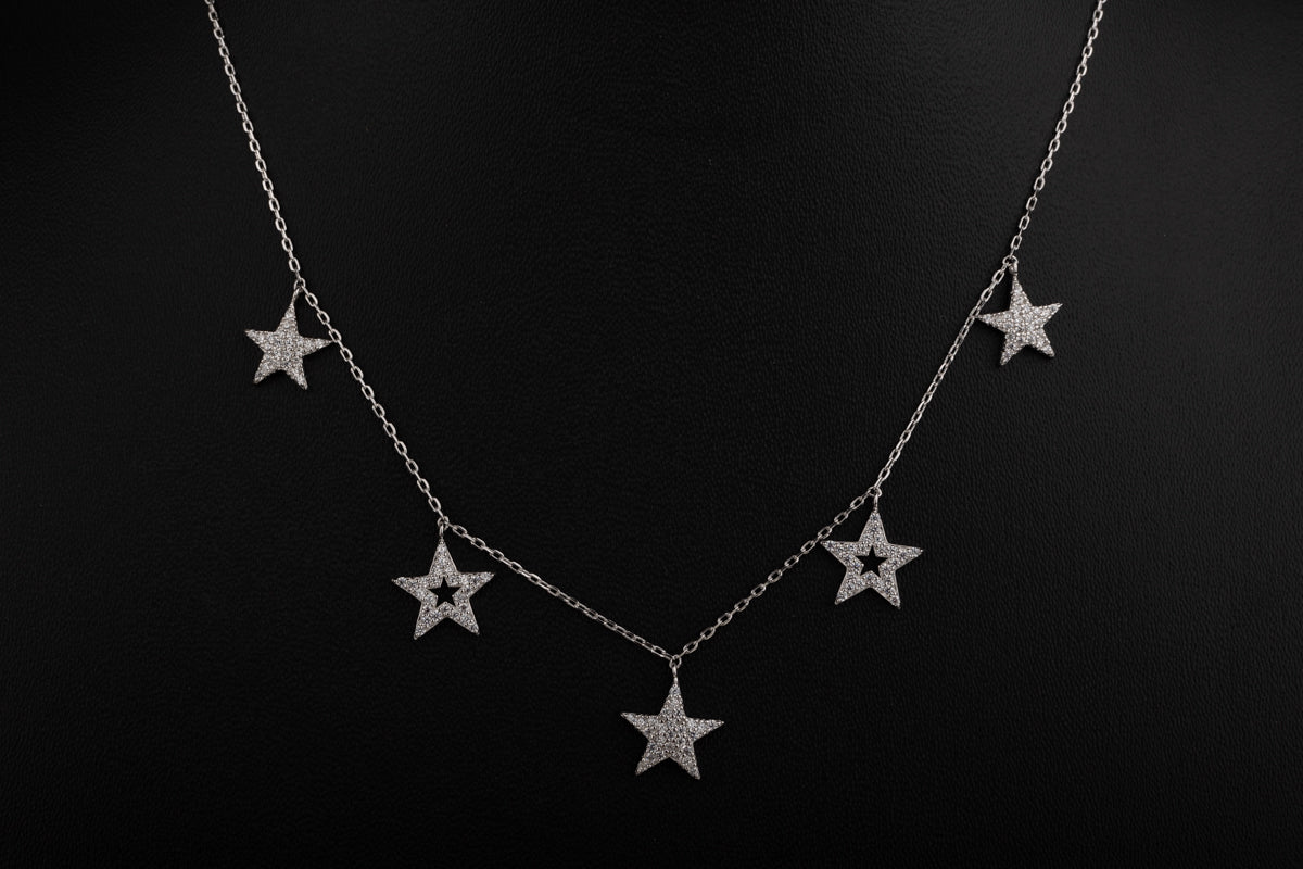 Silver Star Necklace(92.5)