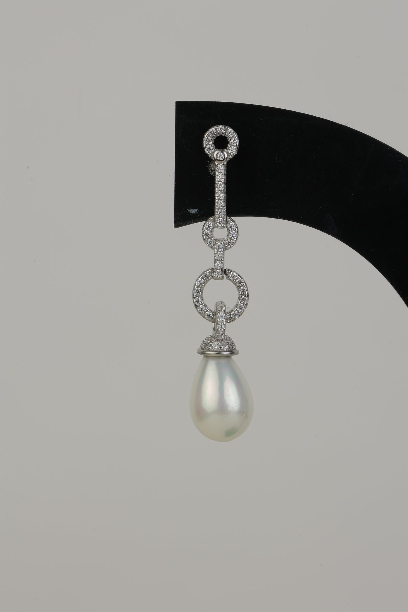 Silver Pearl Earrings(92.5)-2