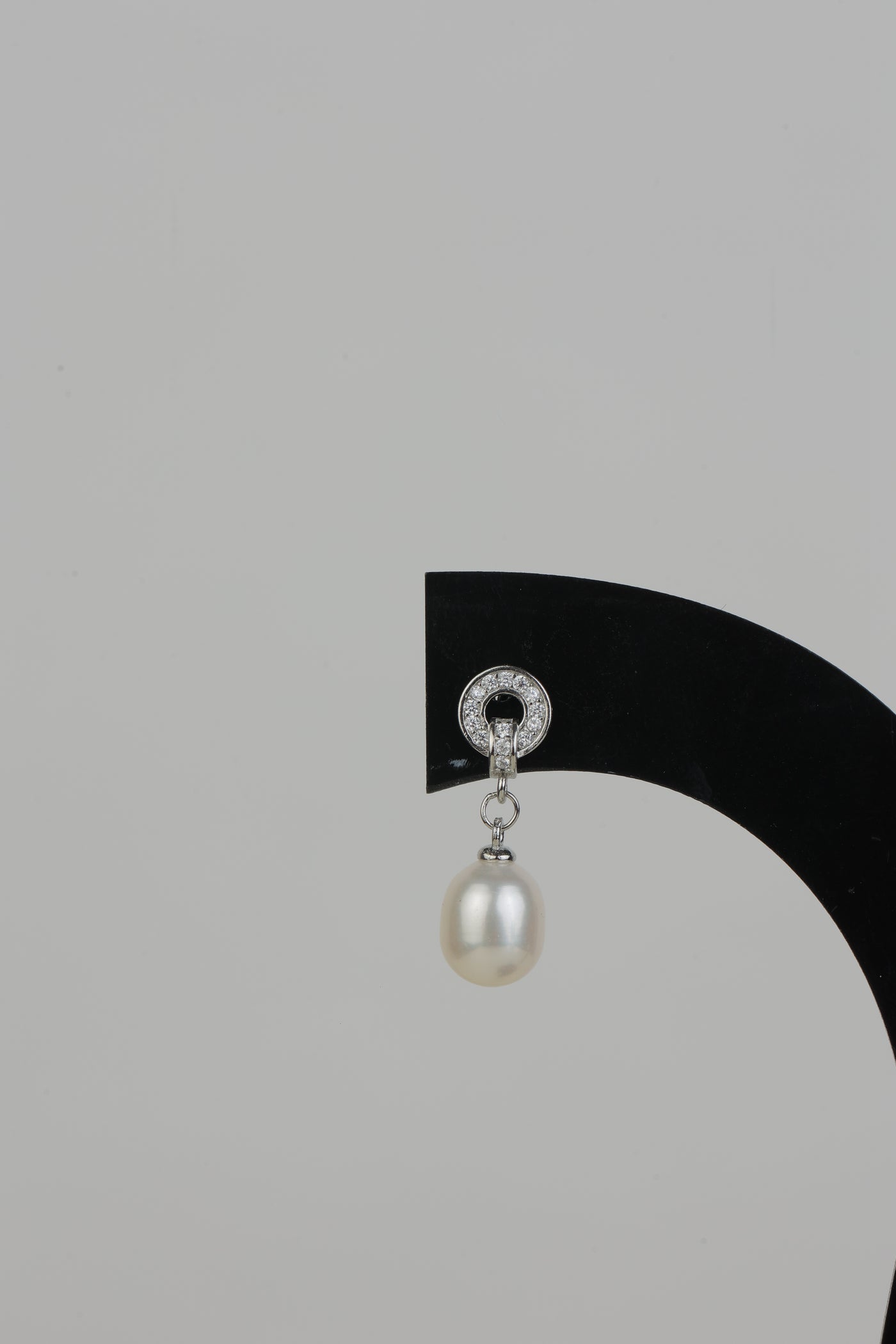 Silver Pearl Earrings(92.5)-3